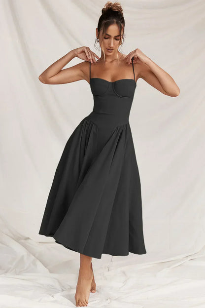 Tanya | Sophisticated Sleeveless Corset Dress