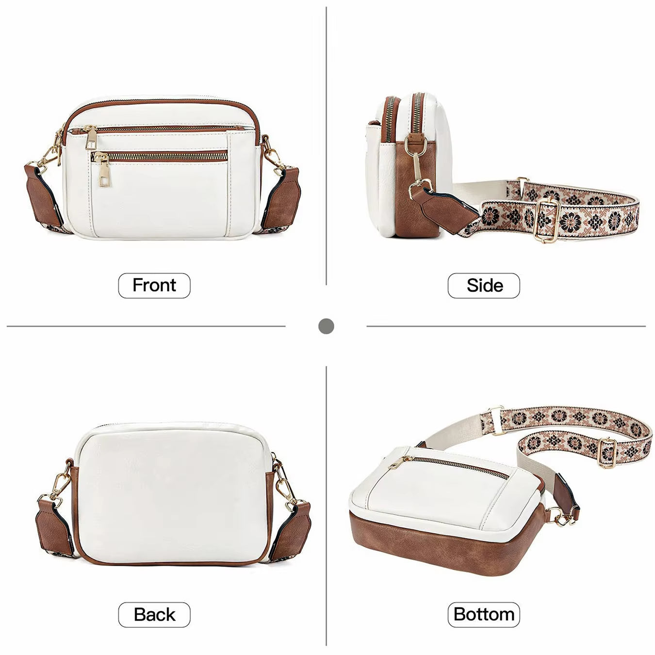 Fatima | Sophisticated Leather Women's Crossbody Bag