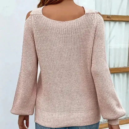 SCARLETT | Chic Rib-Knit Sweater-Lizabella Fashion